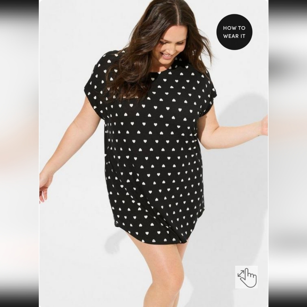Torrid Super Soft Rib Dolman Sleep Dress